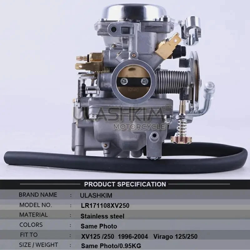 Yamaha Virago 125 Carburetor Assembly XV125 1990-2014 - image 5