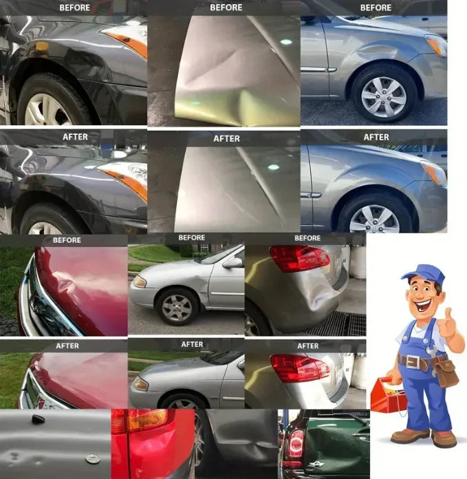 Car Dent Repair Kit Auto Body Sheet Metal Paintless Dent Remover Professional Workshop Removal Hail Pit Complete Hand Tools Set