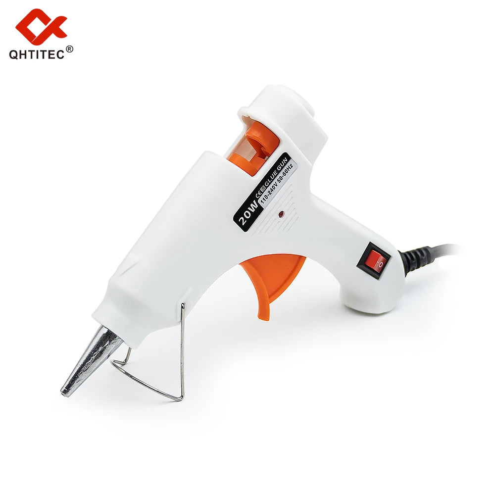 20W Hot Melt Glue Gun with 20 Glue Sticks, Mini DIY Repair Tool - image 18