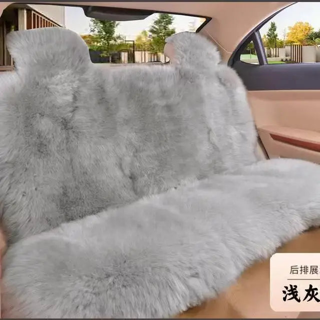 Faux Fur Plush Car Seat Cover, Universal Fit