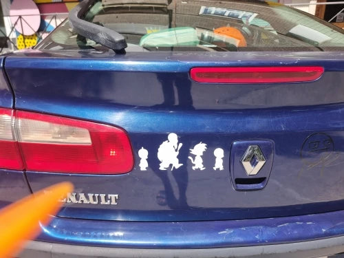 Reflective Car Sticker Pair for Windshield, Trunk and Bumper