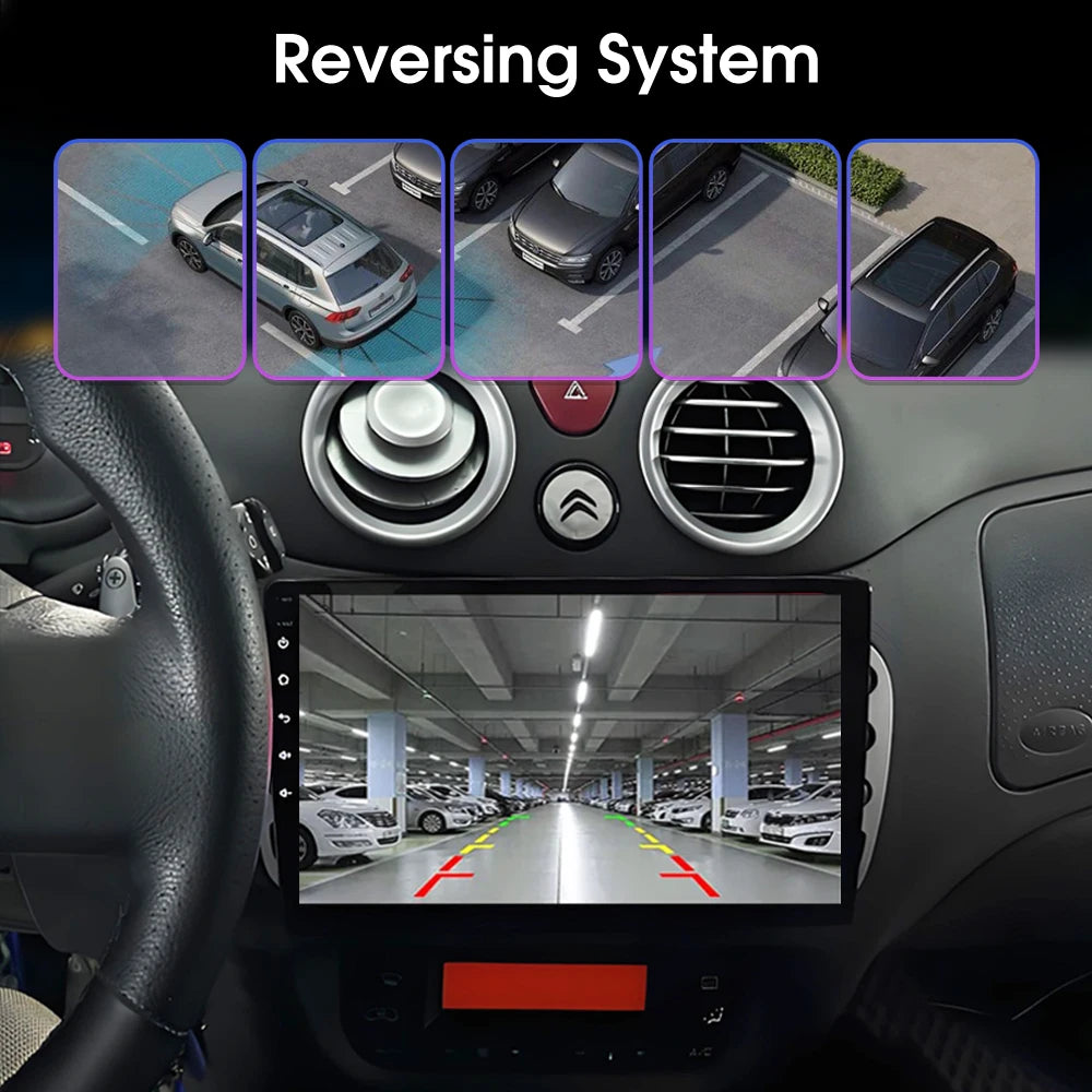 Android Car Stereo for Citroen C2 C3 2001-2010 GPS Navigation CarPlay - image 4