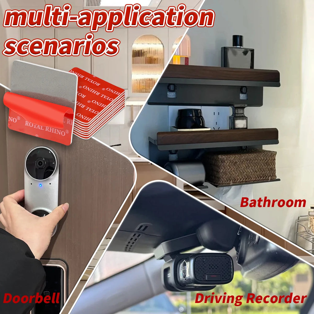 Heavy-Duty Double-Sided Adhesive Pads for Car Mounts