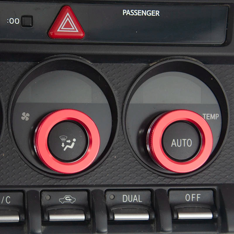 Aluminum A/C Control Knobs (3 Pack) for Toyota 86 & Subaru BRZ - image 4