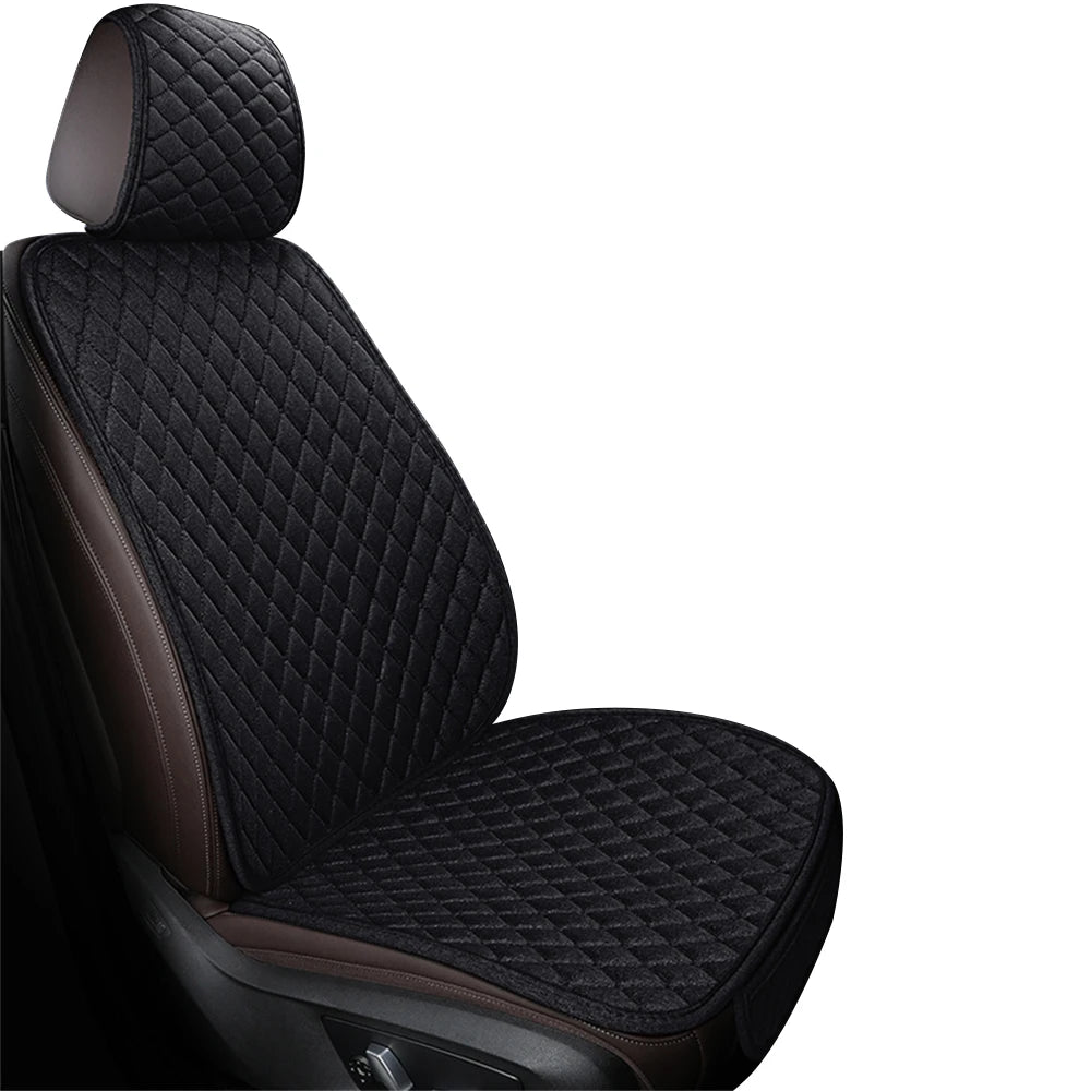 Breathable Cotton Blend Car Seat Cushion for Front or Rear Seats