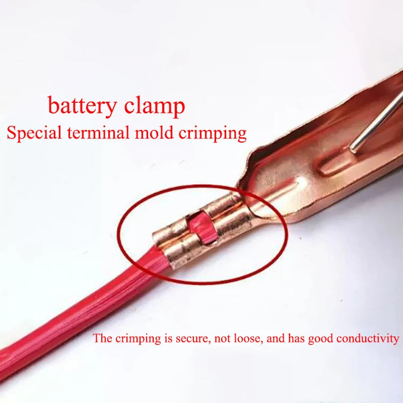 12V Battery Clamp to Cigarette Lighter Socket Adapter, 0.35-5m
