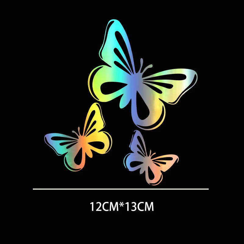Butterfly Vinyl Car Stickers, Decorative Auto Styling Decals - view 22