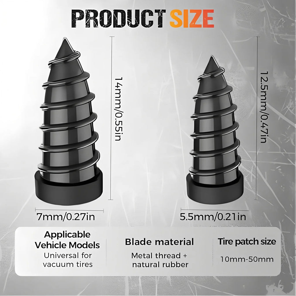 Car Wheel Punctures Screws Car Tire Repair Kit Car Tire Universal Nail Patch Motorcycle Rubber Screw Automotive Repair Screws