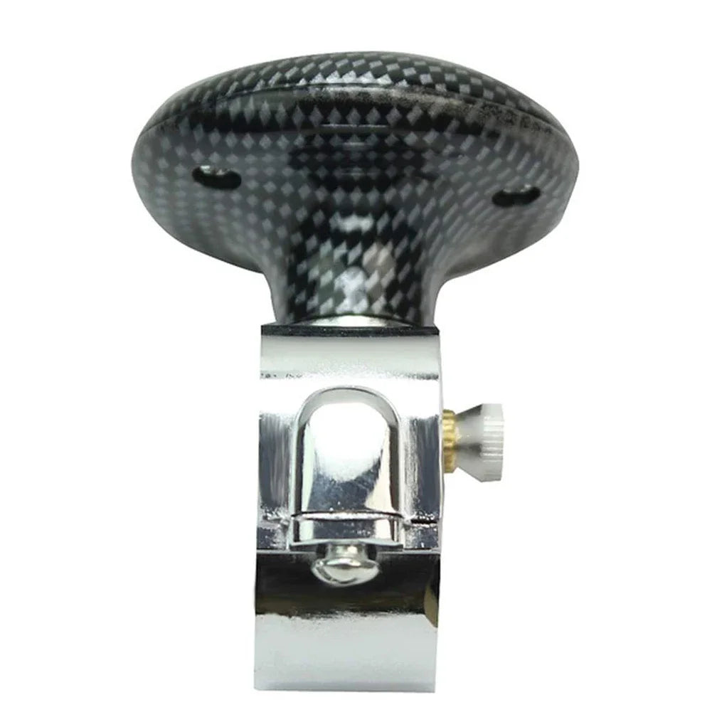 The New Durable Anti-slip Stylish Carbon Fiber Car Steering Wheel Auxiliary Control Knob Ball Booster Steering Wheels