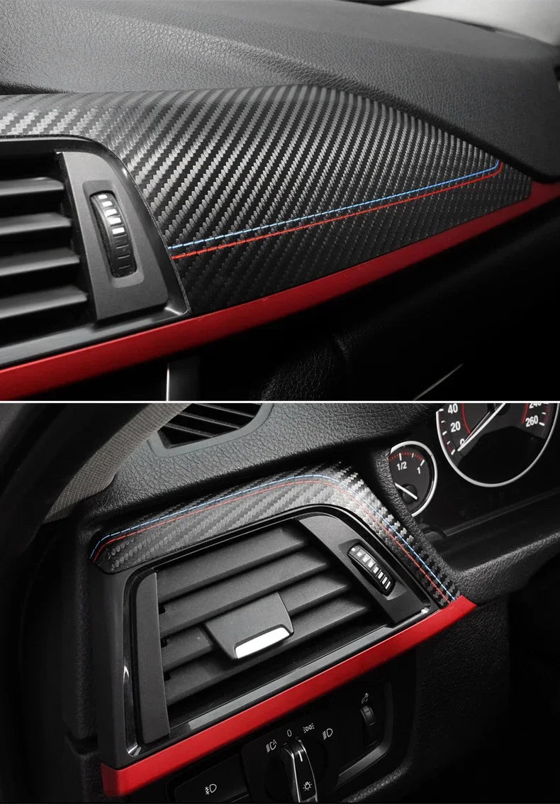 Suede or Carbon Fiber Dashboard Panel Cover for BMW 3 Series F30 F34