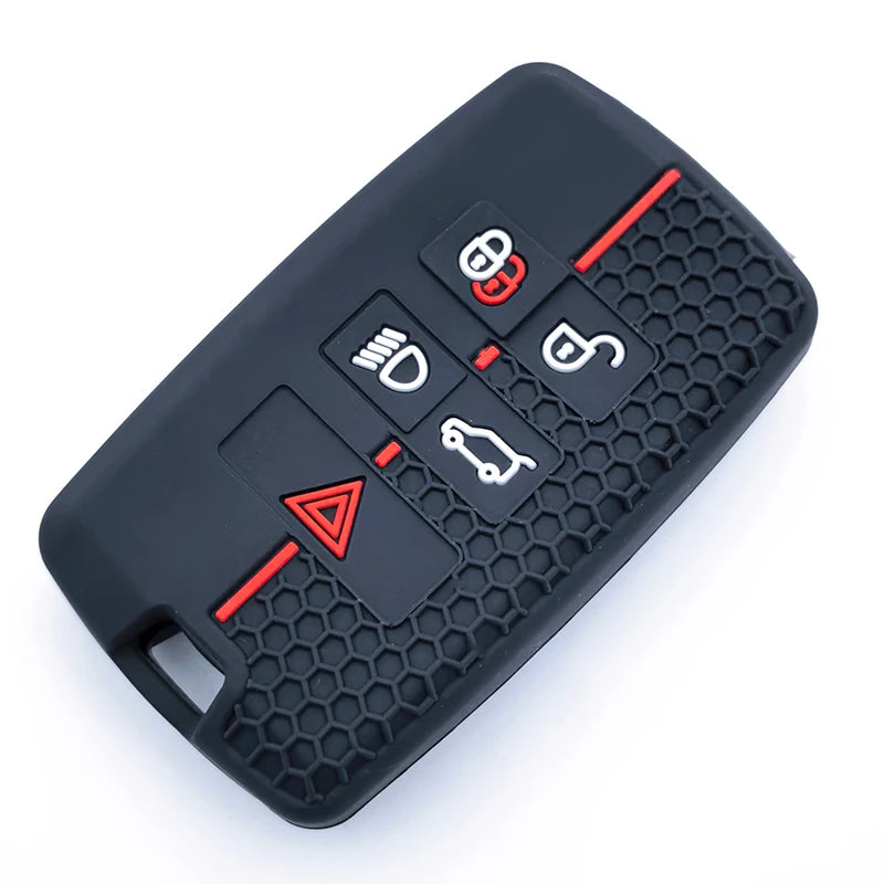 For Land Rover Range Rover Sport Evoque Velar Discovery 5 Jaguar XE XF E-Pace F-Pace A9 A8 X8 XJ XFL XJL Silicone Car Key Case