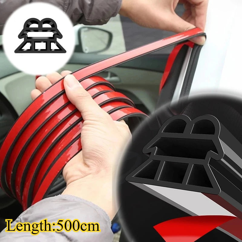 Universal 500cm Car Door Weatherproof Seal Strip - image 2