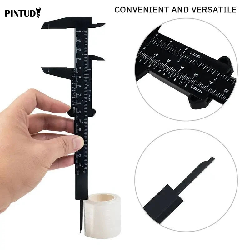 Plastic Digital-Display Vernier Caliper, 0–150mm