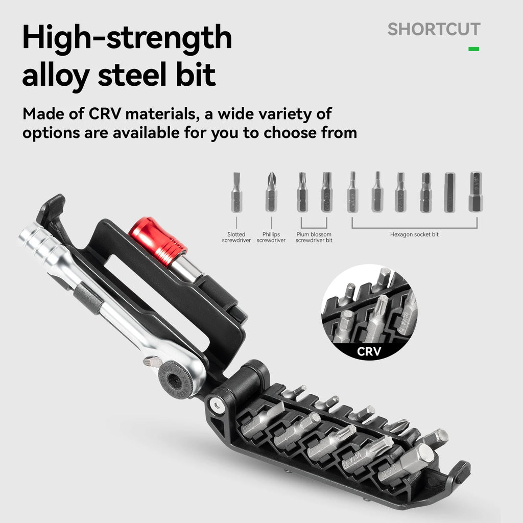 Multifunctional Folding Ratchet Wrench Set – Repair Tool