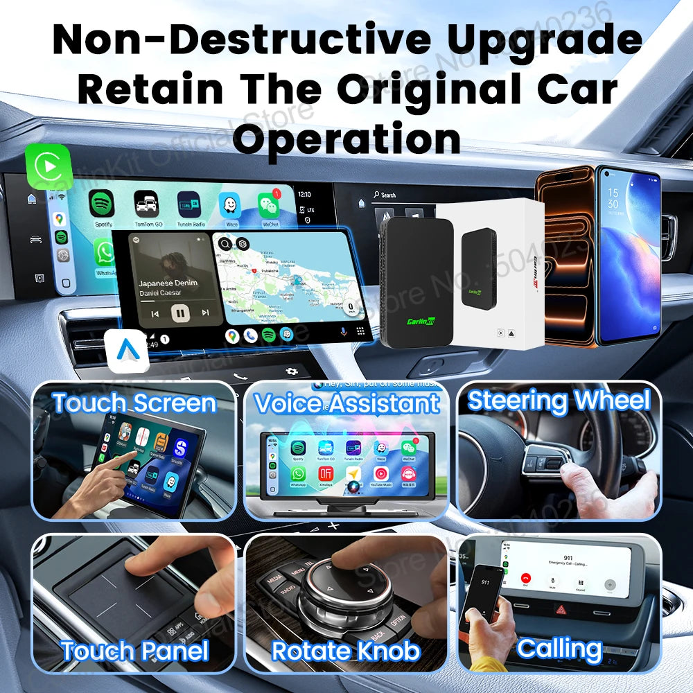 CarlinKit 5.0 C2Air Wireless CarPlay Android Auto Adapter for Cars - image 6