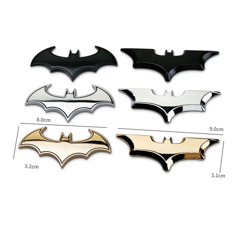 3D Metal Bat Car Body Emblem Badge Decal for Trunk and Motorcycle - view 4