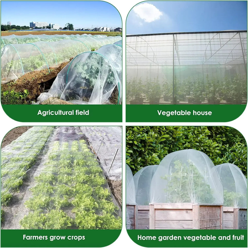 Insect-Proof Garden Plant Cover Netting – 60 Mesh