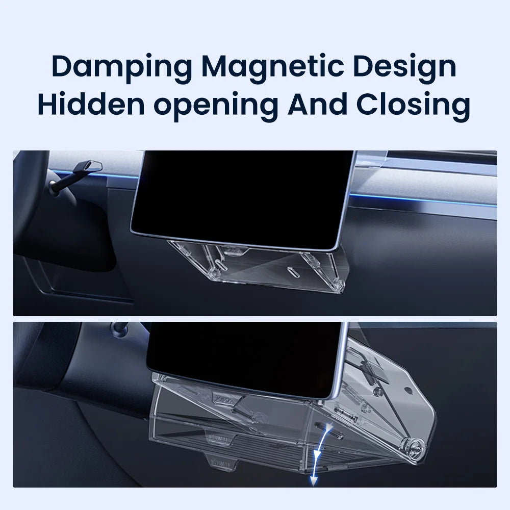 Magnetic Under Screen Storage Box for Tesla Model 3, Y and YL