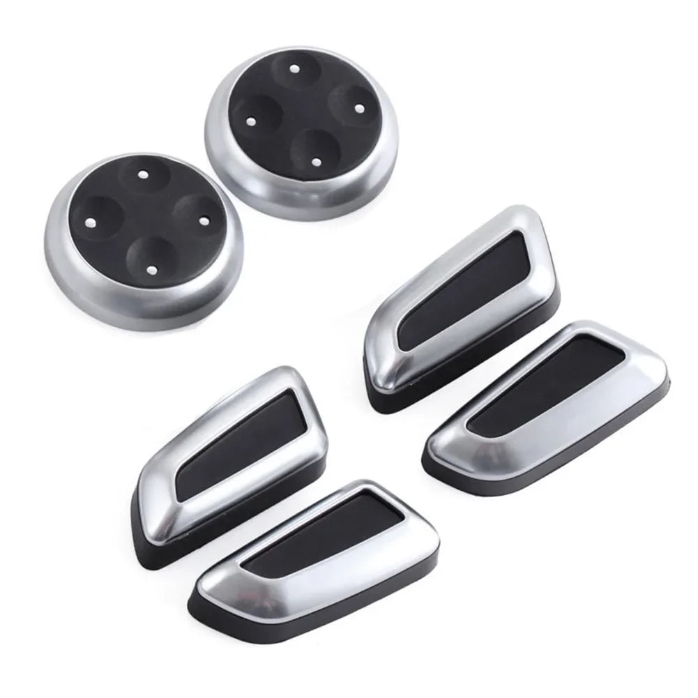 Audi Seat Adjustment Button Covers - 6 Pack Chrome ABS Trim - image 11