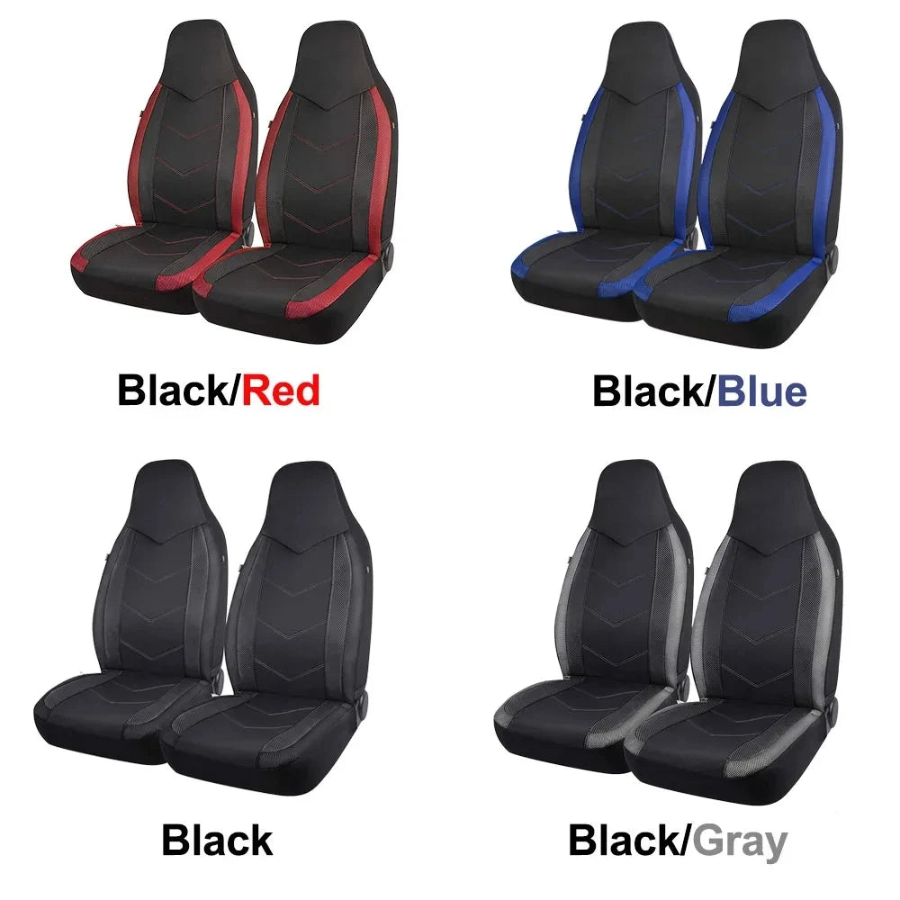 High Back Air Mesh Front Car Seat Covers, Universal Fit