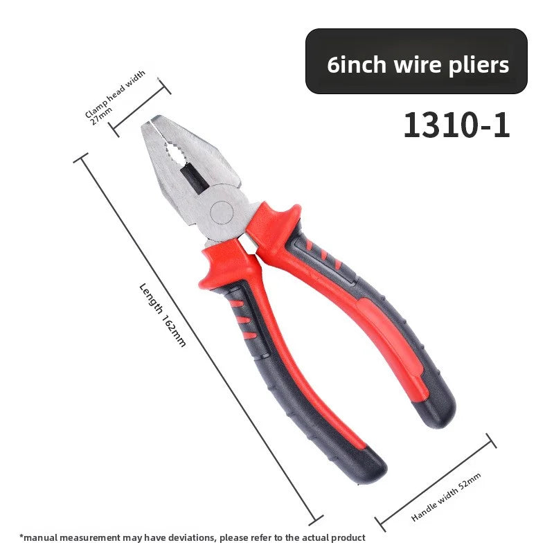 Electric Wire Pliers Large Opening Sharp Multifunction Tool for Cutting Twisting Gripping Metal Wires Heavy Duty Industrial Tool