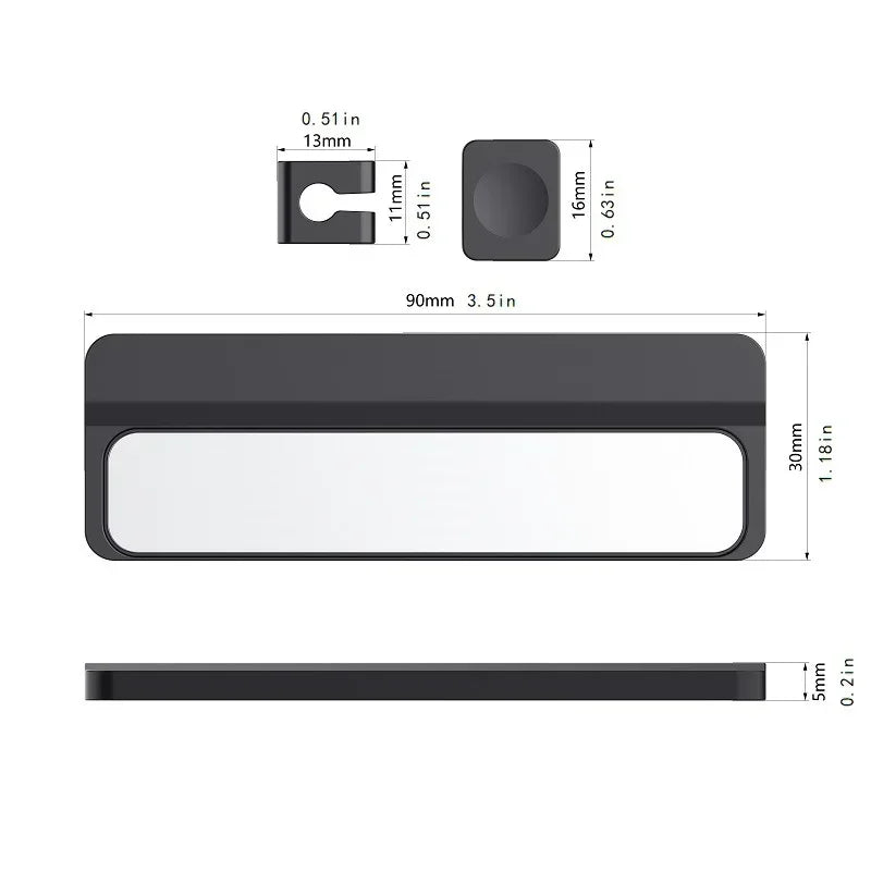 Magnetic Under-Desk Cable Clips – Adjustable Cord Holder