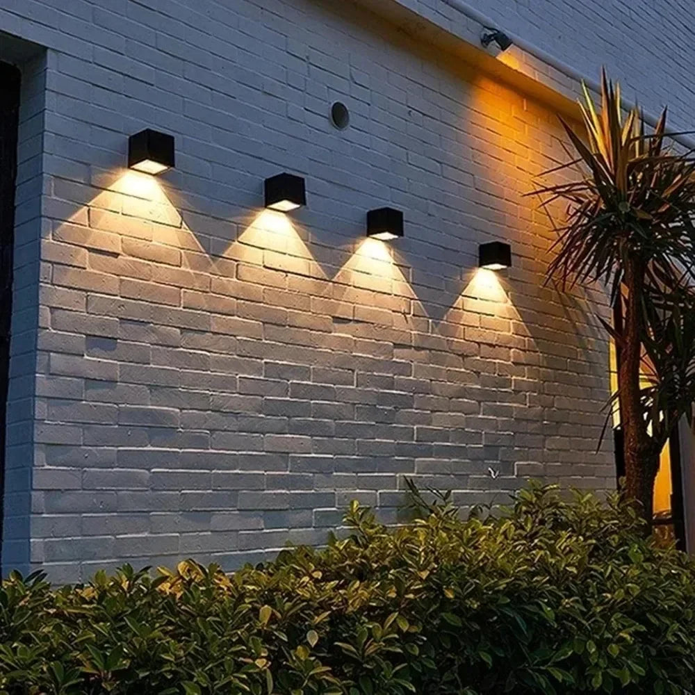 Wireless Solar Fence & Wall Lights – Waterproof