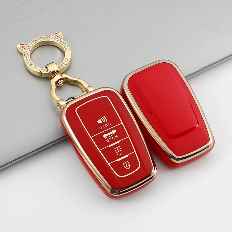 Toyota Key Fob Cover Case TPU for Camry RAV4 Corolla 2017-2022 - image 4