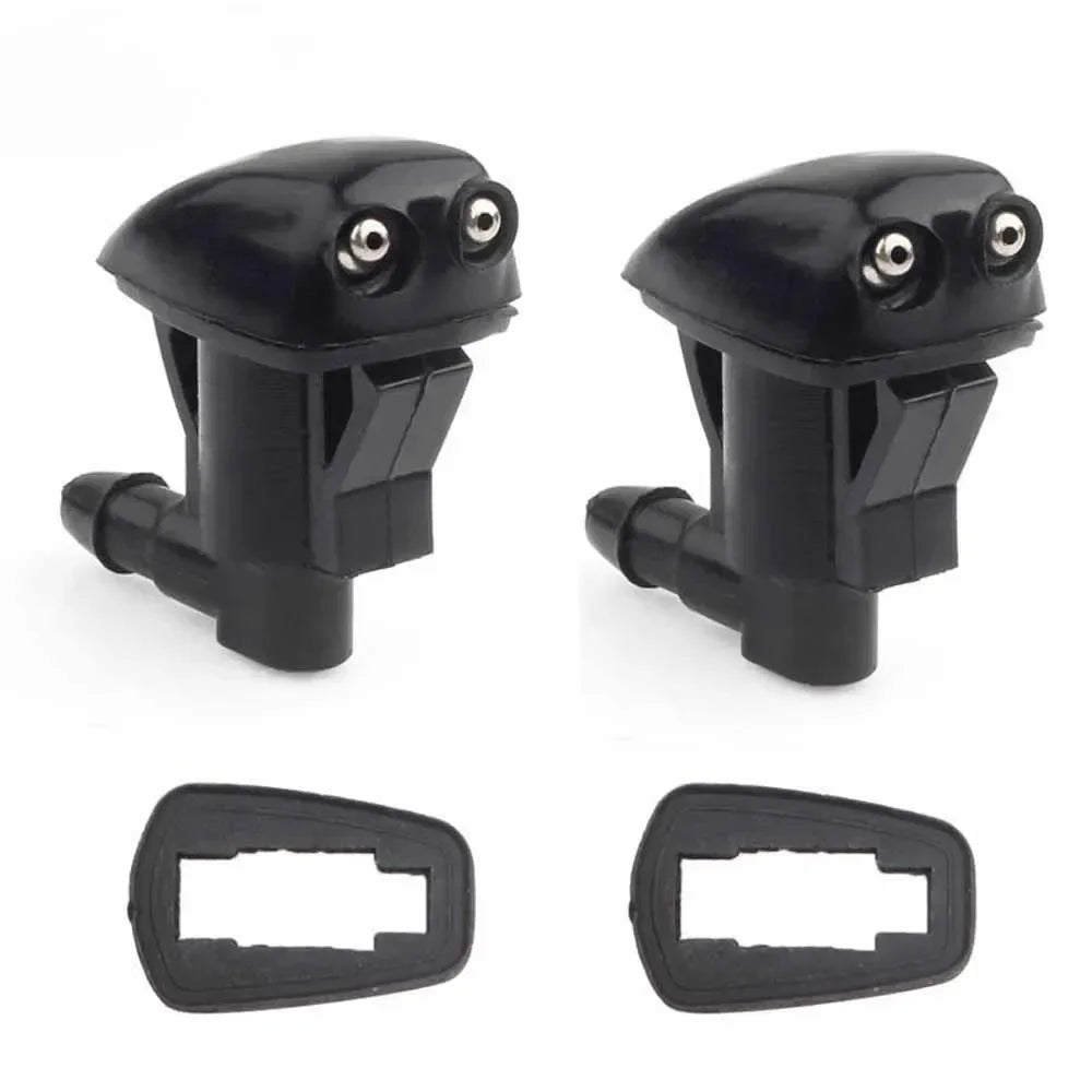 Universal Windshield Washer Nozzles - 2-Pack for Cars & Trucks
