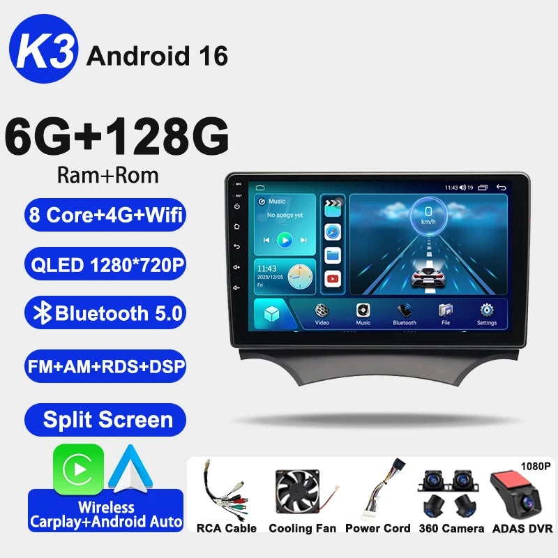 Ford Ka 9-Inch Multimedia Radio with GPS, Android Auto & CarPlay - image 7