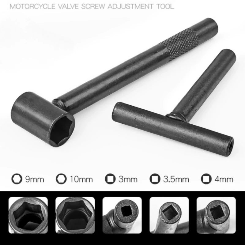 Valve Adjustment T-Wrench Set - Square Hex for Motorcycles (3-10mm) - image 7