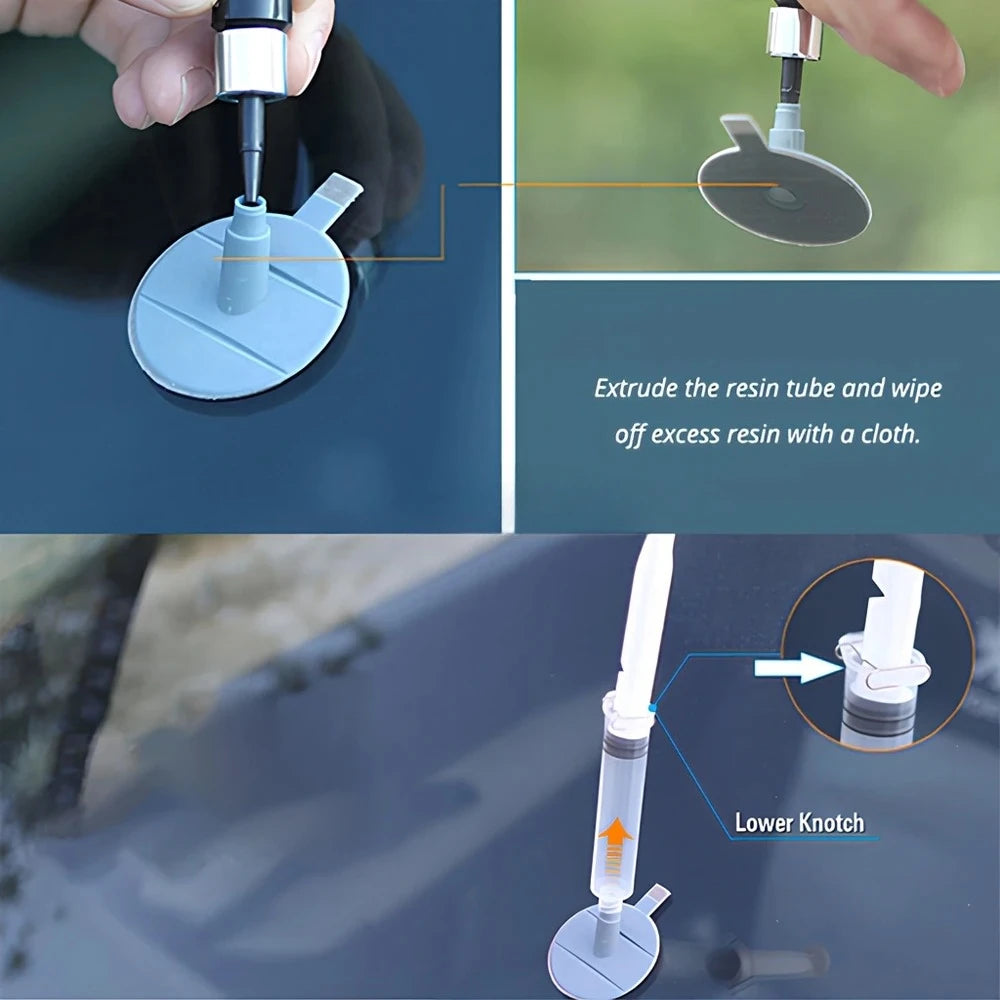 Car Windshield Repair Kit - Fix Chips, Cracks & Scratches - image 4