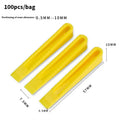 100pcs Ceramic Tile Leveling System Red Yellow Plastic Wedges Wall Floor Wedges Pliers Alignment