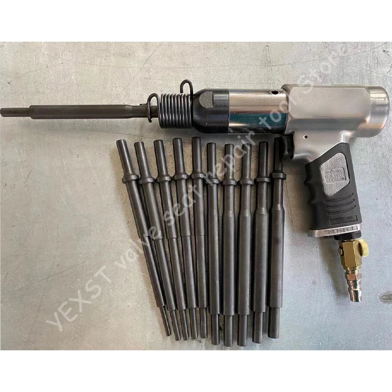 Pneumatic Valve Guide Removal Kit with Air Hammer & 11 Punches - image 2