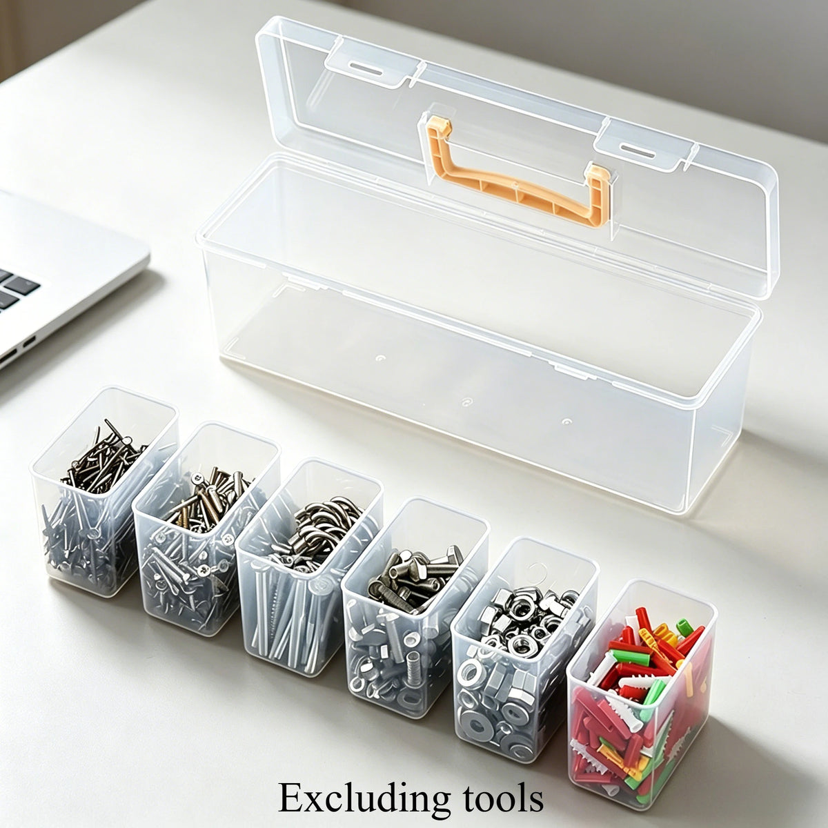 Tool Box Hardware Organizer Durable Screw Organizer for Nuts Bolts Nails and Small Parts