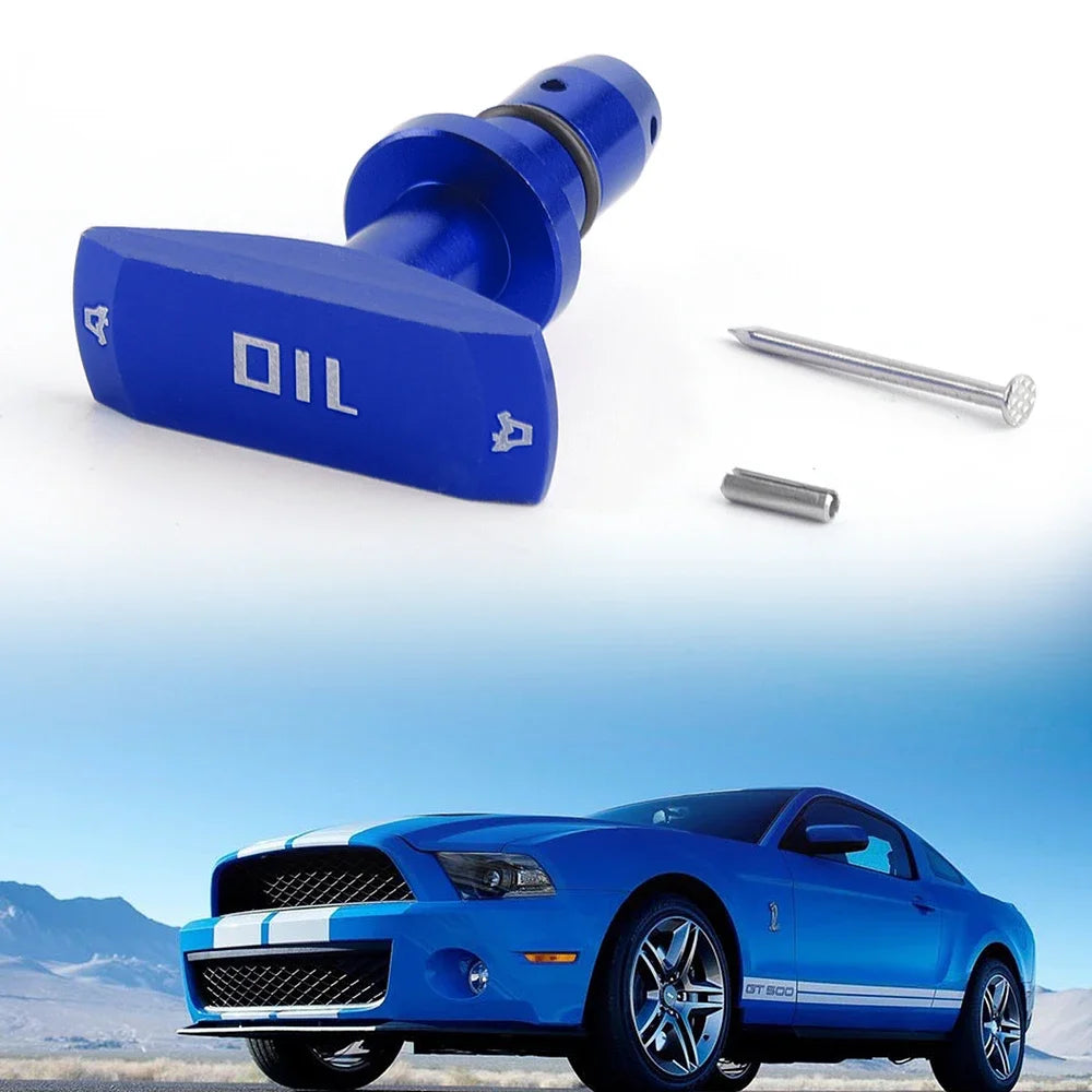 Universal Billet Aluminium Engine Oil Dipstick Pull Handle - view 5
