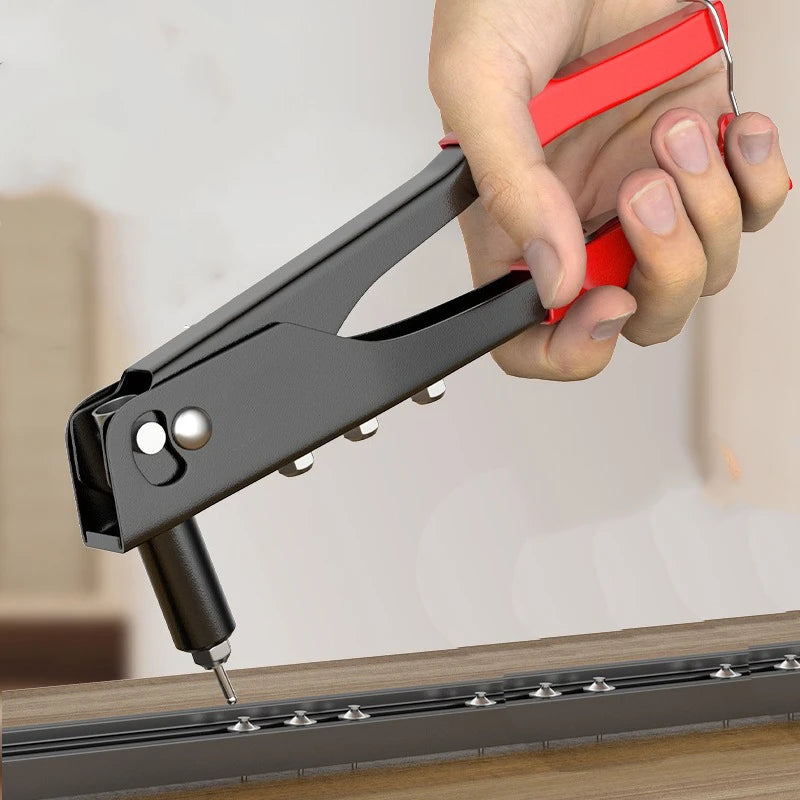 Heavy Duty Rivet Gun Hand Riveter Set for Automotive Furniture Marine Repairs