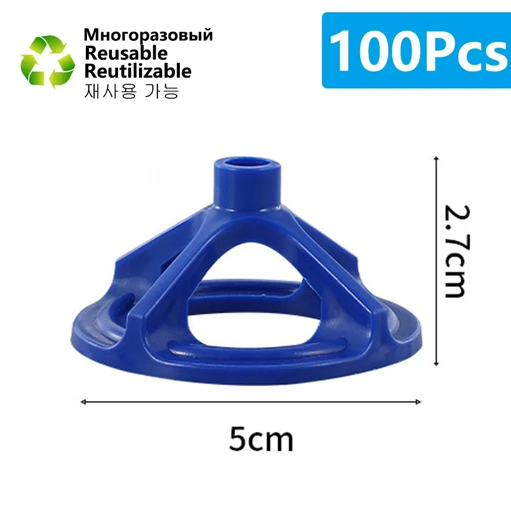 Spiral Tile Leveling System Clips & Wedges for Wall and Floor, 50-600 Pcs