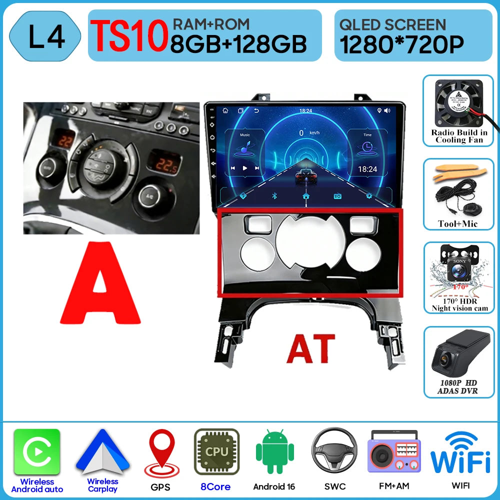 9-Inch Multimedia System for Peugeot 3008/5008 with CarPlay - image 10