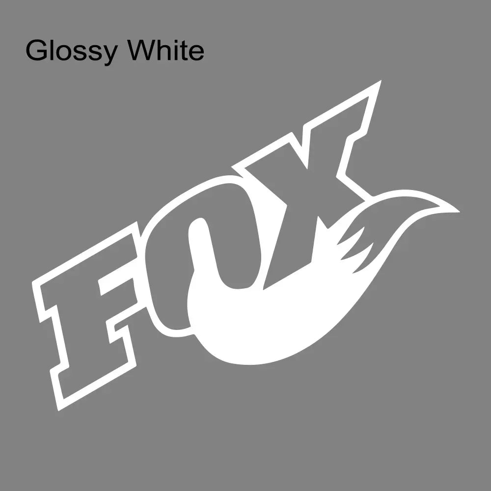 Fox Design Vinyl Car Sticker for Window, Motorcycle and Laptop
