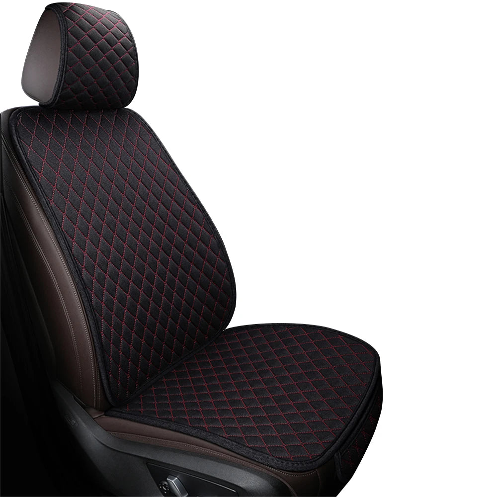 Breathable Cotton Blend Car Seat Cushion for Front or Rear Seats