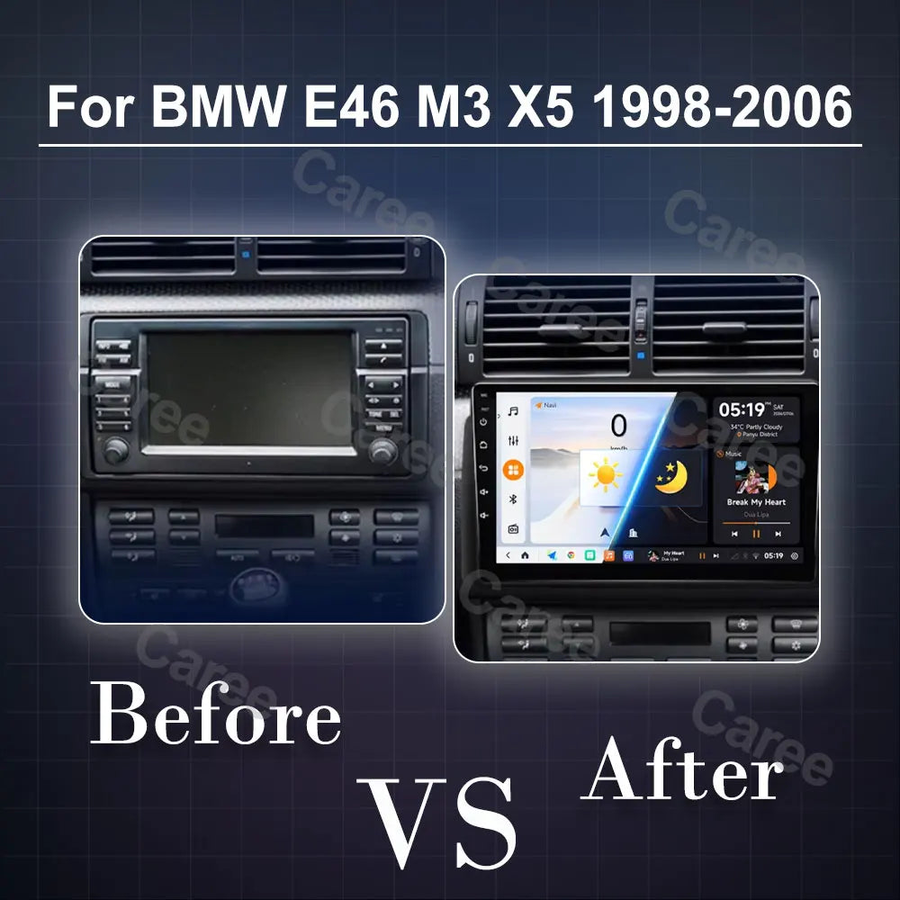 For BMW E46 M3 X5 1998-2006 Android Car Stereo 9" Touchscreen - image 2