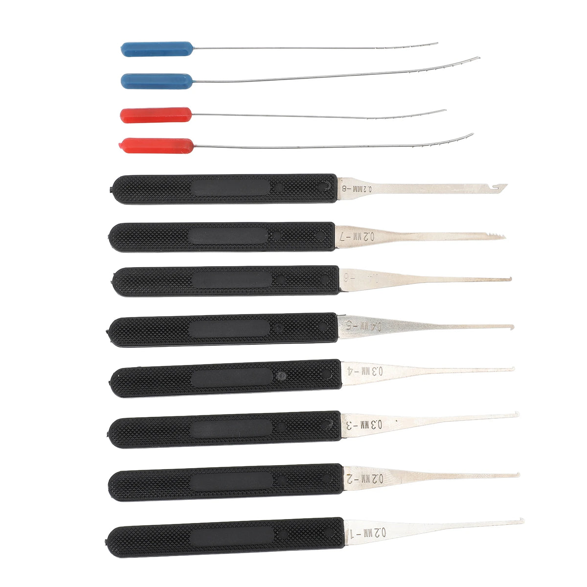 Broken Key Extractor 0.2‑0.4mm Broken Key Extractor Pick Tool Set Kit for Repair Maintenance Key Extractor Tool