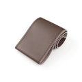 38cm DIY Car Steering Wheel Braid Cover Microfiber Leather with Needles Thread Non-slip Auto Accessories Kit