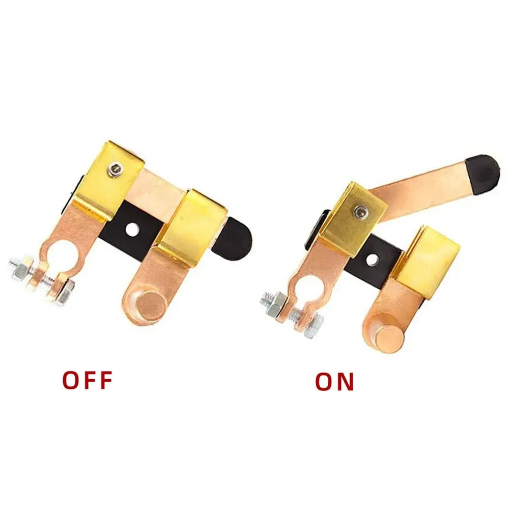 12V-24V Car Battery Terminal Clamp Switch Disconnect Cut-off Isolator Kit