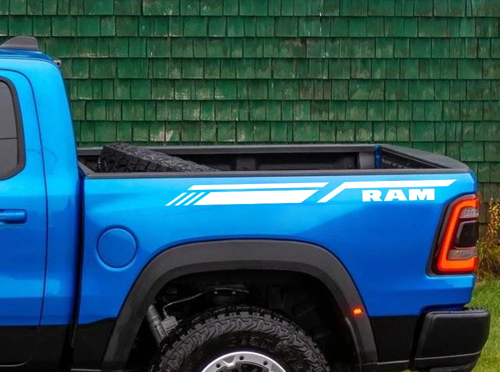 Custom Vinyl Bed Side Stripe Decals for Dodge RAM Trucks - image 8