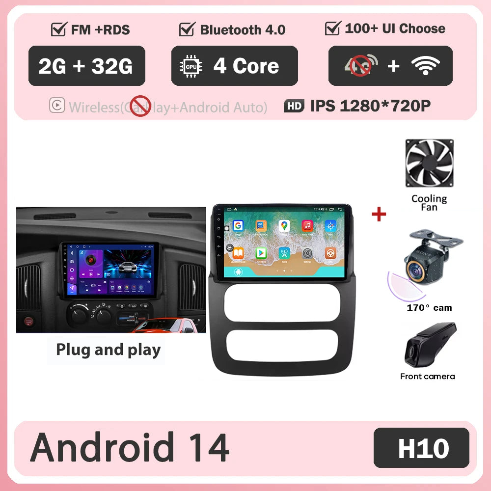 9 Inch Android Car Stereo for 2002-2005 Dodge RAM with CarPlay - image 37