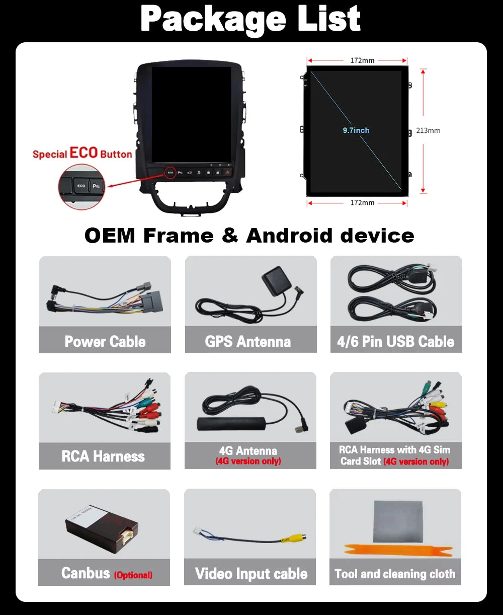 9.7-inch Android Car Radio for Opel Astra J 2009-2015 GPS WiFi - image 6