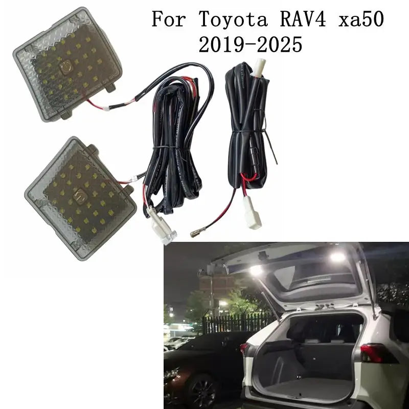 for Rav4 XA50 2019-2021 2022-2025 LED Car Tail Lights Rear Cargo Trunk Light Tailgate Lamp Suitcase Light