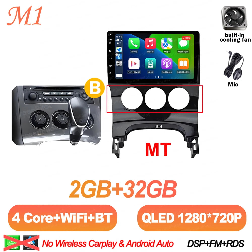 Peugeot 3008/5008 9" Android CarPlay Multimedia Player - image 8